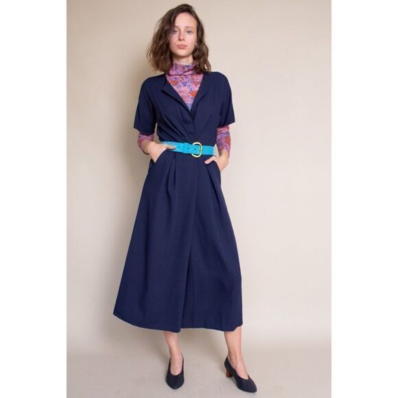 Rachel Comey Ardent Jumpsuit Midnight Blue Size US2 - Picture 3 of 12